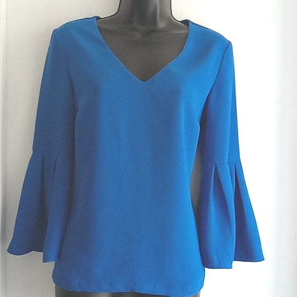 ⭐️ Host Pick⭐️ x 2  H&M | Elegant V Neckline Blouse - Picture 2 of 9